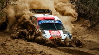 WRCサファリ：競技2日目を終えて、トヨタのロバンペラがトップ。勝田は2番手