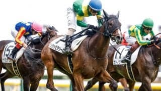 【東京5R新馬戦結果】ダノンバラード産駒ミシシッピテソーロが差し切り勝ち