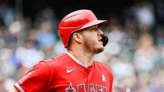 トラウト、頭直撃寸前の152km暴投に珍しく激怒「頭はやめろ。当てるなら肋骨に頼む」