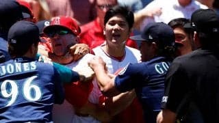 【MLB】大谷翔平、大乱闘試合で連続試合安打5でストップ　2打席連続で直前敬遠の屈辱も凡退