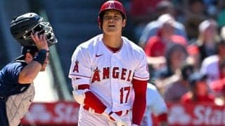 【MLB】「不運が続いている」大谷翔平　161Km以上の高速打球連発も安打にならぬ“怪”