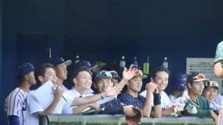 [硬式野球] 「いい刺激に」社会人との交流試合で実力差を実感