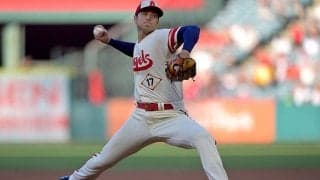 【MLB】大谷翔平、6回途中無失点で7勝目の権利　毎回の11奪三振快投に本拠地ファンも総立ち