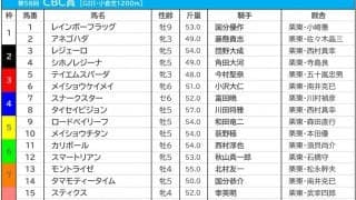 【CBC賞／枠順】アネゴハダは1枠2番　タイセイビジョンは4枠8番に勝率“0％”の試練