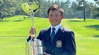 日本アマVの岡田晃平、プロを見据えながら「一日一日を大切に過ごしたい」