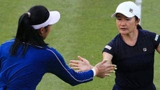  青山修子ペア WC撃破で16強 