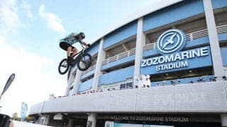 ロッテ、「BLACK SUMMER WEEKEND」で自転車BMXイベント　16～18日の試合前に開催