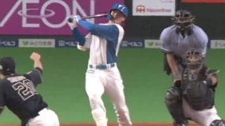 日本ハム清宮、自己最多の8号ソロ「最高の結果」　特大弾に右翼手一歩も動かず