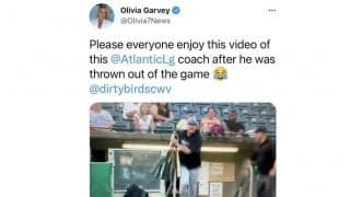 元カープ監督を彷彿？　退場の米指揮官、怒り爆発の行動に反響「史上最高の退場映像」