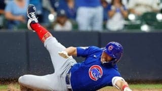 鈴木誠也ランニング弾、渾身ハイタッチしたまさかの人物に反響「どさくさ紛れ（笑）」