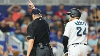 【MLB】“疑惑のストライク”で退場食らった大砲に米記者同情　「バカバカしいほどゾーンでかい」