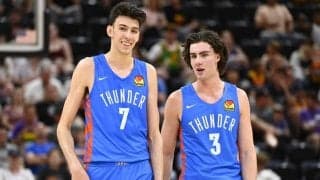 サマーリーグ初戦で好発進したサンダーのホルムグレン「チームメートたちへ感謝」