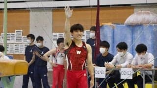 早大が種目別表彰台を独占！　早慶戦で通算69回目の団体総合優勝飾る