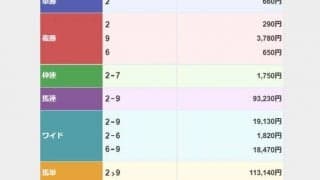 【地方競馬】高知6R・有難うメンちゃん特別で3連単140万オーバーの高配当
