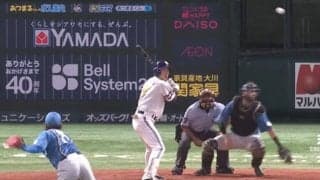 柳田と審判が見つめ合い困惑「表情面白い」　捕手慌てた一球が「芸能人の始球式」