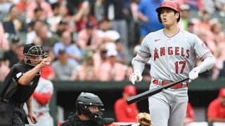 【MLB】大谷翔平、2試合ぶり無安打でエ軍完封負け3連敗　6戦連続出塁も…借金は今季最多10