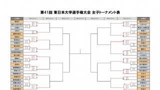 3年ぶり開催の東日本インカレ　女子初日試合結果