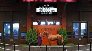 【セレクトセール2022】フォースタークルックの2021を藤田晋氏が2億円で落札　母は米G1馬