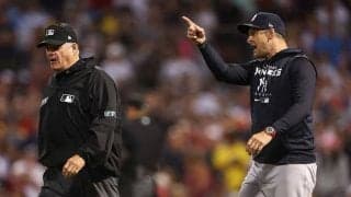 澤村拓一の見逃し三振判定にヤンキース監督が激怒＆退場　NYファンも「最悪の判定だ」