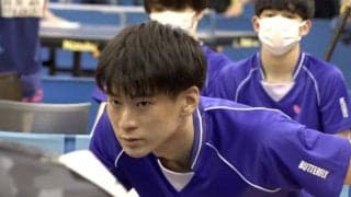 戸上隼輔「優勝することで世界卓球への自信に」明治大が危なげなく予選突破【卓球・インカレ】