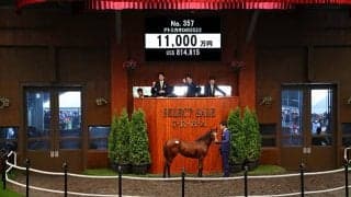 【セレクトセール2022】 藤田晋氏が1億1000万円でドゥラメンテ最終世代の牝駒を落札　母はアルゼンチンG1馬アトミカオロ