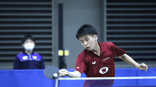 浜田が男子シングルス優勝！　劣勢を跳ね返し、鮮やかな逆転勝ち
