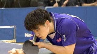 宇田幸矢「日本大学は顔馴染みの選手ばかり、楽しんで試合をしたい」【卓球・インカレ】