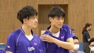 明治大学が準決勝進出 宇田・戸上がチームを牽引【卓球・インカレ】