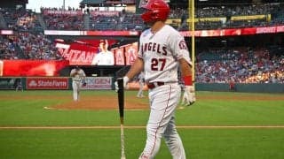 【MLB】負傷交代トラウトは「問題ない」　戦線離脱は回避も…エ軍監督代行「ただ痛みがある」