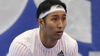 内山靖崇、完勝でCH初戦突破 