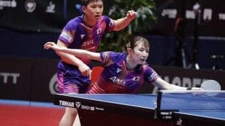 張本・早田 初戦での日本ペア対決で宇田・伊藤を撃破！8強進出【卓球 WTTスターコンテンダー】