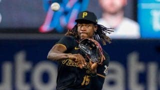 【MLB】カメラ追うのも一苦労…“史上最速”爆肩補殺が「常軌逸している」「なんじゃこりゃ」