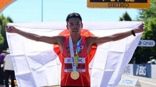世界陸上、優勝の日本人を称えたスウェーデン選手の行動が話題「感動！」「素敵な人」