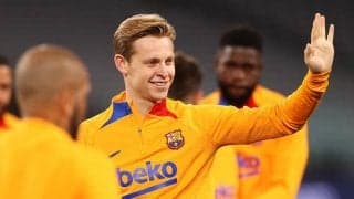 バルセロナが米ツアーのメンバーを発表、ユナイテッド行き噂のF・デ・ヨングも招集