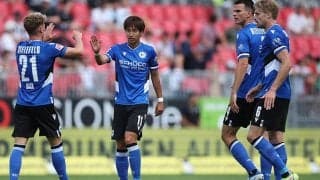 奥川が開幕節でゴール、10人ビーレフェルトは黒星発進《ブンデス2部》