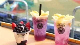 ロッテ、パープルにちなんだ限定“球場メシ”販売　紫いも、ブルーベリーなど使用