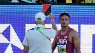 わずか1000分の1秒でフライング失格　110m障害V候補の米選手猛抗議、地元観衆もブーイング【世界陸上】