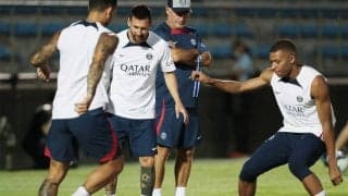 初戦の川崎F戦を控えるPSGが前日練習！ リラックスムードで汗を流す