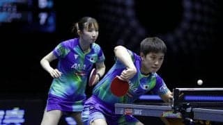はりひな 悔しい逆転負け。決勝で中国ペアに敗れて2大会連続Vならず【卓球 WTTスターコンテンダー】