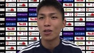 「国歌を歌った時は燃え上がるものが…」キャリア初の日の丸、デビュー戦2ゴールの西村拓真「いつも通りマリノスでやっていることを」