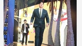 【MLB】大谷翔平、一問一答　レッドカーペットショーのド派手衣装は「見ている分には楽しい」