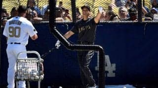 【MLB】大谷翔平、球宴フリー打撃で140m場外弾を連発　ド軍本拠地も騒然「オーマイガー」