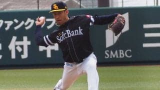 鷹新加入の秋吉亮がファーム紅白戦で初登板　1イニング無失点に「すごい緊張した」