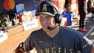 【MLB】大谷翔平は「ムキムキだから」　憧憬抱くヤ軍捕手、日本語で話しかけた“秘話”披露