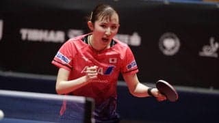 我慢のプレーでカットマンを退け、早田ひな2回戦進出【卓球 WTTチャンピオンズ】