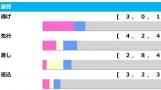 【中京記念／脚質傾向】末脚より重視すべきは“前”のポジション　逃げは単回収値「226」