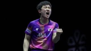 張本智和 名将の息子を撃破！宇田とともにベスト8進出【卓球 WTTチャンピオンズ】
