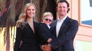 【MLB】“生足全開”の愛妻が「驚くほど美しい」　445億円エースの夫とラブラブ「ほんと完璧」