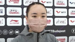 伊藤美誠 王曼昱と準々決勝で再戦へ「もう一回やりたいと思っていた」【卓球 WTTチャンピオンズ】