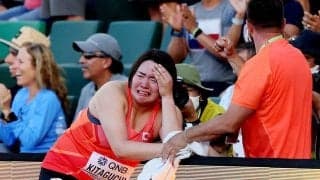 やり投げ北口榛花、63.27mで涙の大逆転銅メダル！　日本女子投てき種目初の歴史的快挙【世界陸上】